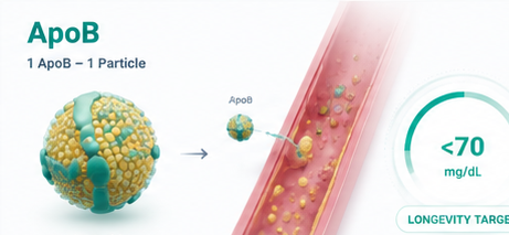 ApoB - LDL particle and artery wall visualization